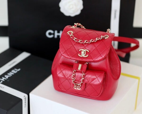 Chanel Backpack 18cm Red - Image 2