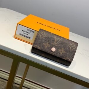 Louis Vuitton Monogram Wallet 10cm Brown