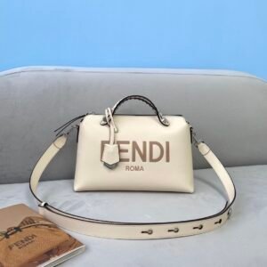 Fendi Mini By The Way Handle Bag 20cm White