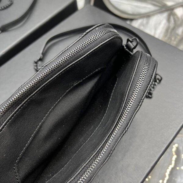 Saint Laurent Becky Double-Zip Pouch 19cm - Image 9
