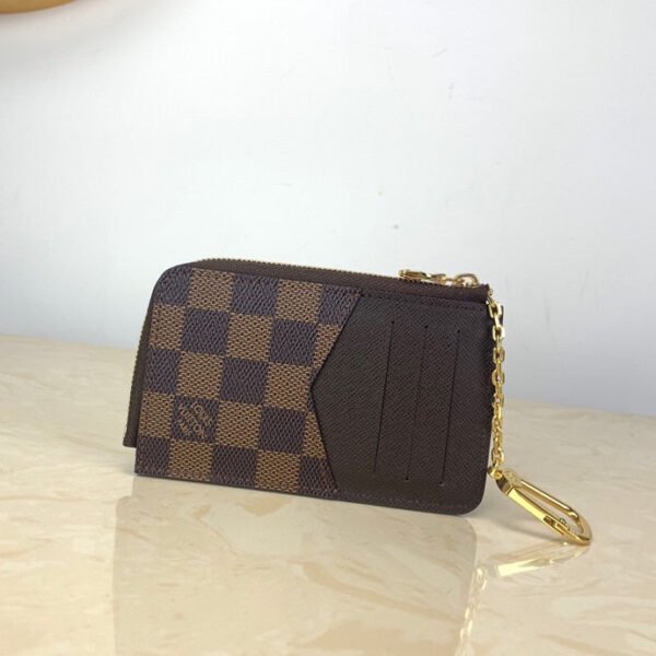 Louis Vuitton Damier Clutch Bag 13cm Brown - Image 3