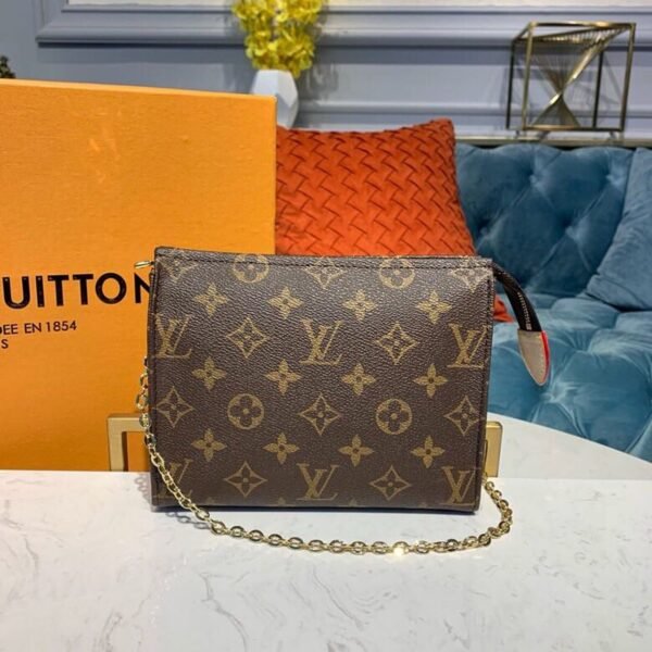 Louis Vuitton Toiletry Pouch 20cm Monogram Canvas Spring/Summer Collection M47544, Beige - Image 2