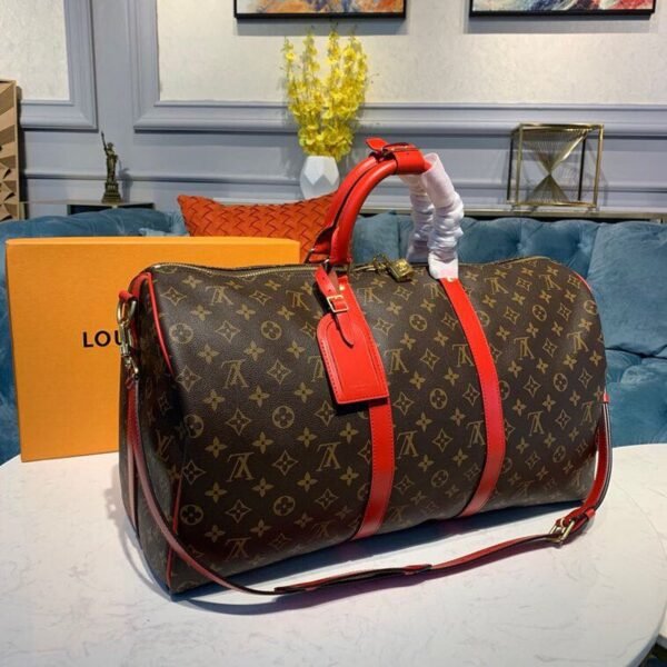 Louis Vuitton Keepall 50cm Monogram Canvas Spring/Summer Collection M41416 Red - Image 3