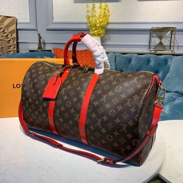 Louis Vuitton Keepall 50cm Monogram Canvas Spring/Summer Collection M41416 Red - Image 5