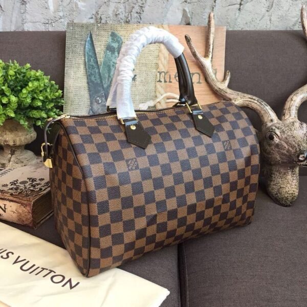 Louis Vuitton Speedy Bag 30cm Damier Ebene Canvas Spring/Summer Collection N41364, Brown - Image 2