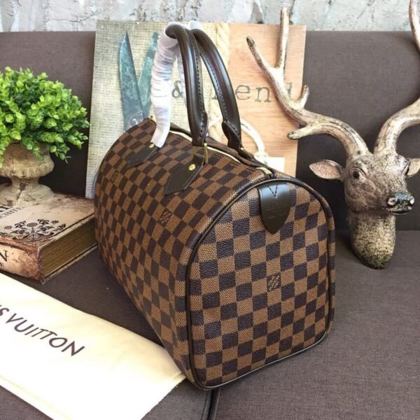 Louis Vuitton Speedy Bag 30cm Damier Ebene Canvas Spring/Summer Collection N41364, Brown - Image 4