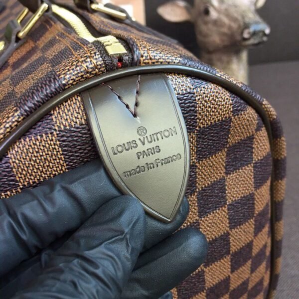 Louis Vuitton Speedy Bag 30cm Damier Ebene Canvas Spring/Summer Collection N41364, Brown - Image 5