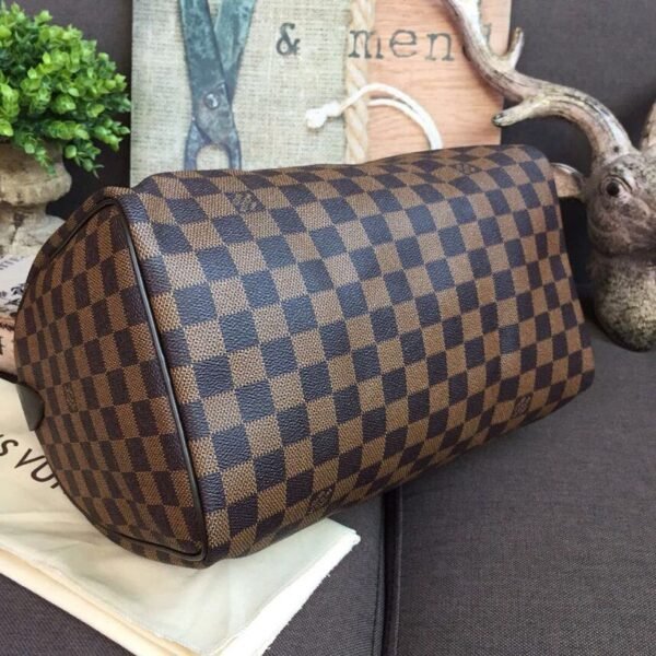 Louis Vuitton Speedy Bag 30cm Damier Ebene Canvas Spring/Summer Collection N41364, Brown - Image 6