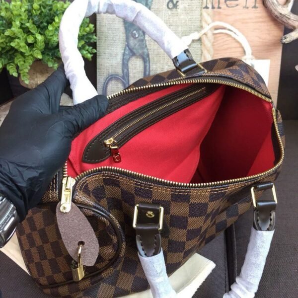 Louis Vuitton Speedy Bag 30cm Damier Ebene Canvas Spring/Summer Collection N41364, Brown - Image 11