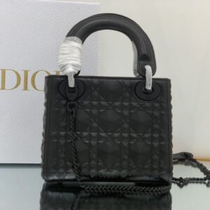 Christian Dior Mini Lady Bag 17cm Black