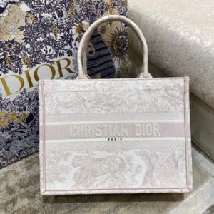 Christina Dior Medium Book Tote Bag 36cm Light Pink