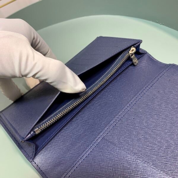 Louis Vuitton Monogram Wallet 10cm Blue - Image 2