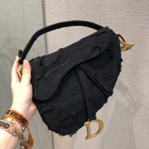 Christian Dior Black Handle Bag 25cm