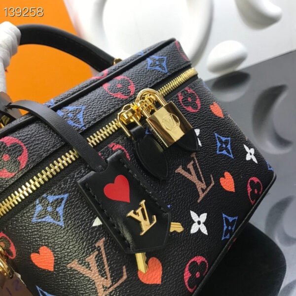 Louis Vuitton Vanity PM Bag 22cm Monogram Canvas Cruise Poker Collection M45163 Black/Multi - Image 5