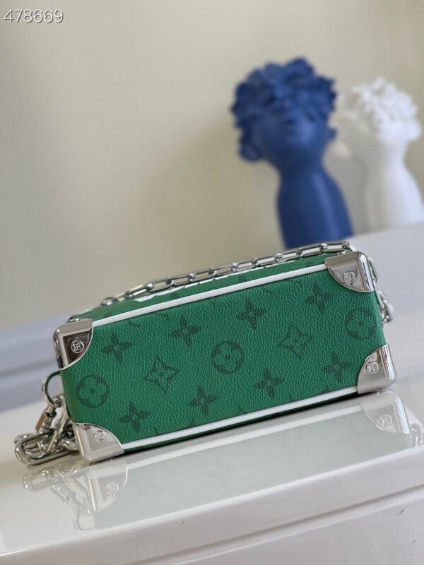 Louis Vuitton Mini Soft Trunk 18cm Zoom with Friends Monogram Canvas Spring/Summer Collection M80159, Green - Image 3