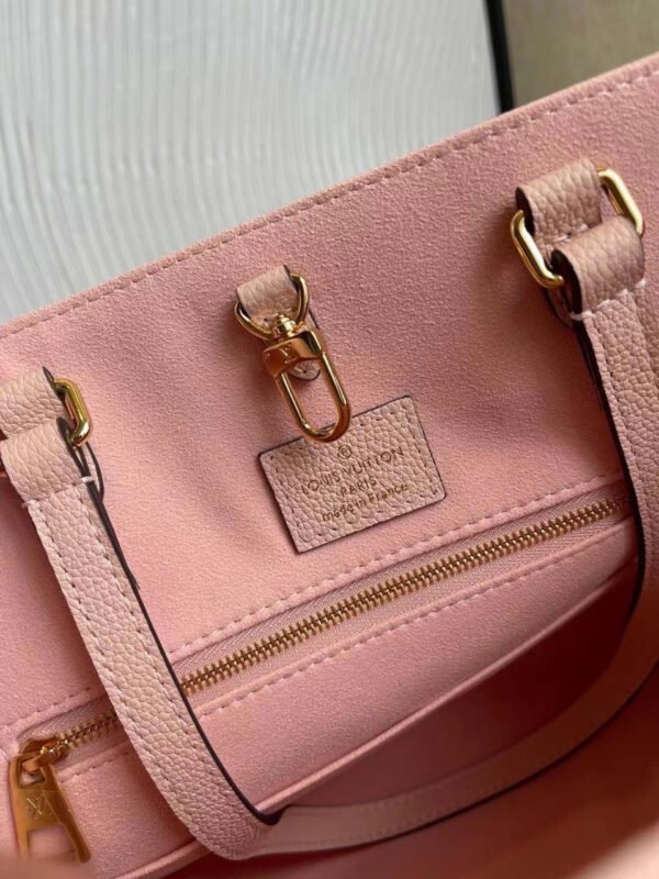 Louis Vuitton By The Pool OnTheGo MM Bag 35cm Monogram Empreinte Canvas Leather Spring/Summer Collection M45717 Rosebud - Image 5