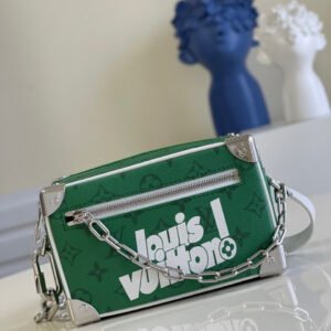 Louis Vuitton Mini Soft Trunk 18cm Zoom with Friends Monogram Canvas Spring/Summer Collection M80159, Green