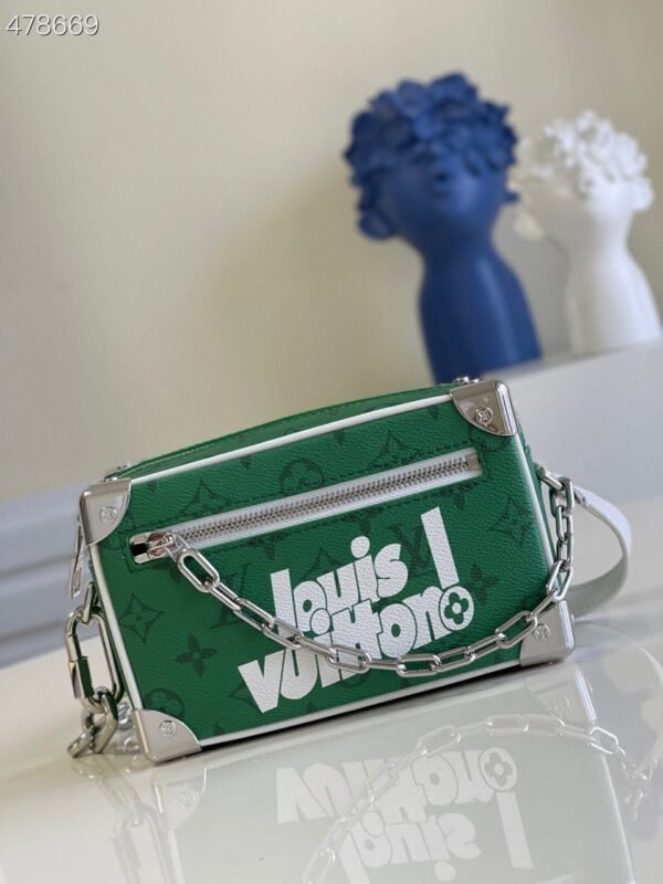 Louis Vuitton Mini Soft Trunk 18cm Zoom with Friends Monogram Canvas Spring/Summer Collection M80159, Green