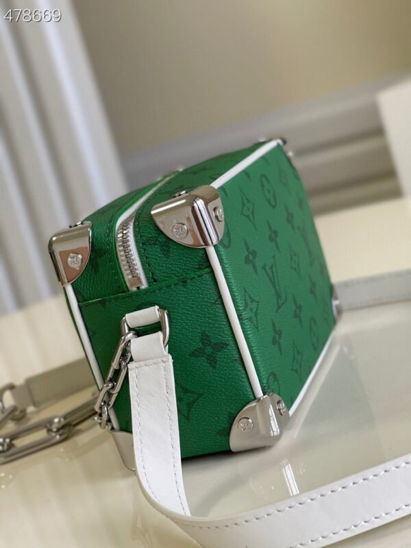 Louis Vuitton Mini Soft Trunk 18cm Zoom with Friends Monogram Canvas Spring/Summer Collection M80159, Green - Image 2