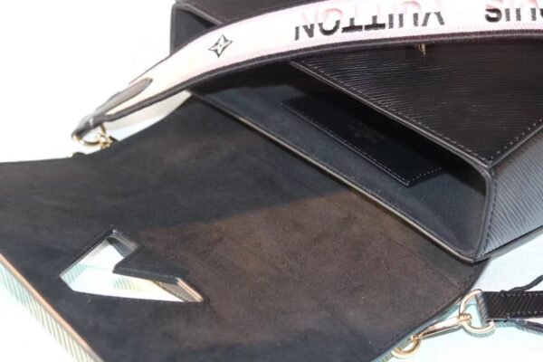 Louis Vuitton Twist MM Bag 23cm Epi Canvas Leather Spring/Summer Collection M57505, Black - Image 7