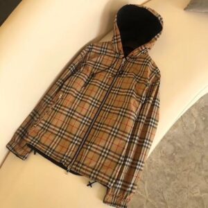 Burberry Reversible Vintage Check Hooded Jacket