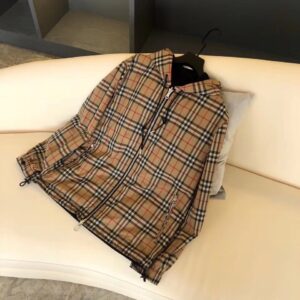 Burberry Reversible Vintage Check Hooded Jacket