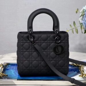 Christian Dior Mini Lady Dior Bag 24cm Black