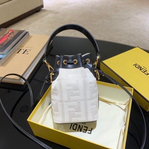 Fendi Handle Bag 12cm White