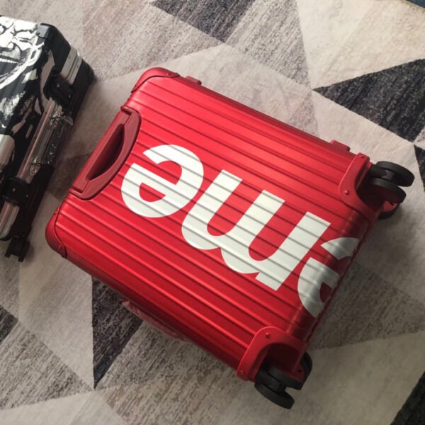 Louis Vuitton x Supreme Rolling Vali In Red 26 Inch - Image 9