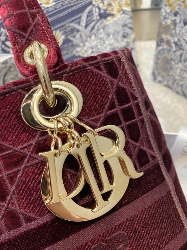 Christian Dior Red Handle Bag 24cm - Image 3