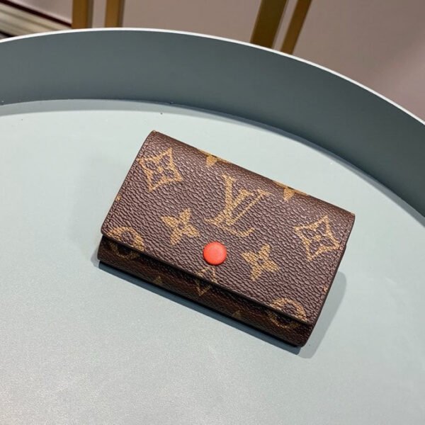 Louis Vuitton 6 Key Holder Monogram 10cm Orange - Image 4