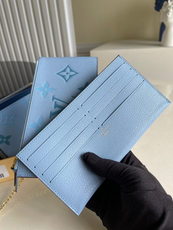 Louis Vuitton Vitorine Wallet 21cm Blue - Image 2