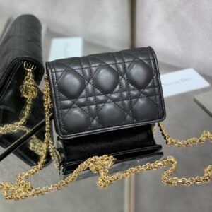 Christian Dior Black Crossbody Bag 14cm