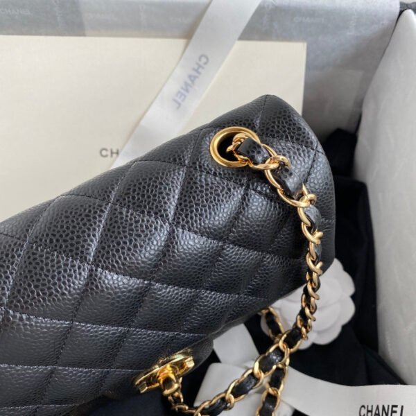 Chanel Mini Classic Flapbag 20cm Black - Image 3