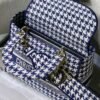 Christian Dior Medium Lady D-Lite Bag 24cm Blue - Image 7