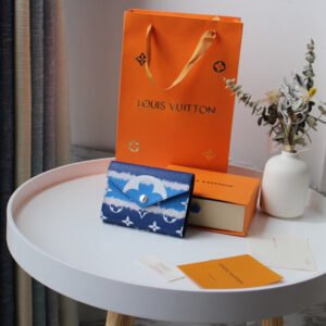 Louis Vuitton Monogram Wallet 12cm Blue