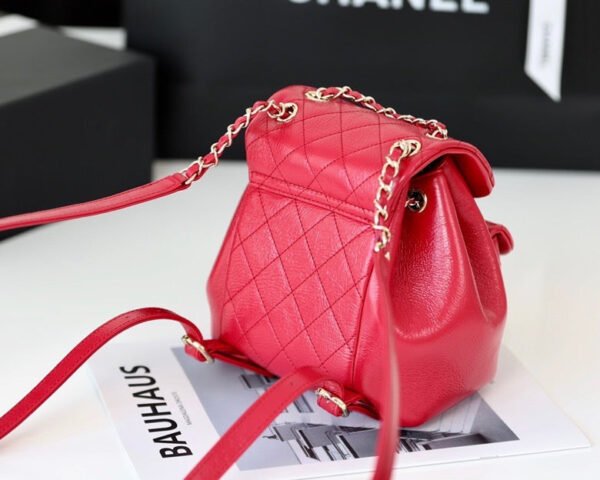 Chanel Backpack 18cm Red - Image 5