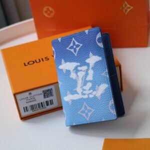 Louis Vuitton Monogram Wallet 8cm Blue