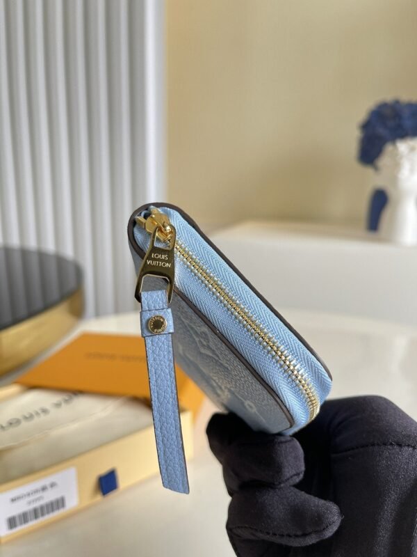 Louis Vuitton Monogram Wallet 11cm Blue - Image 2