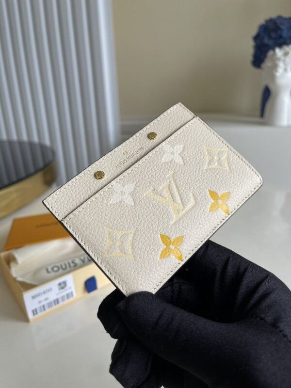 Louis Vuitton Monogram Empreinte Wallet 11cm Cream