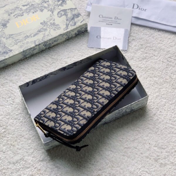 Christan Dior Blue Clutch 20cm - Image 8