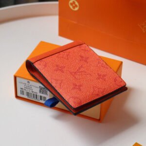 Louis Vuitton Monogram Wallet 12cm Orange