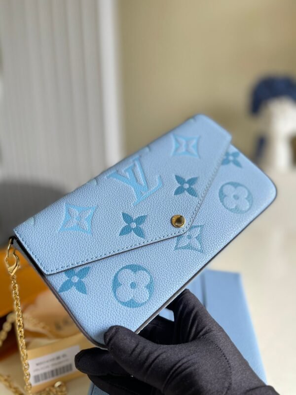 Louis Vuitton Vitorine Wallet 21cm Blue