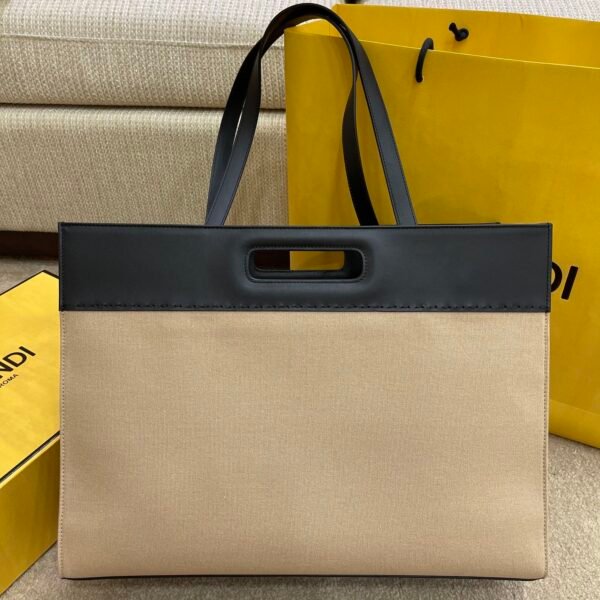 Fendi Cabas Toile 46cm - Image 3