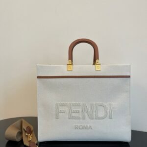 Fendi Tote Bag 35cm Beige