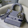 Christian Dior Medium Lady D-Lite Bag 24cm Blue