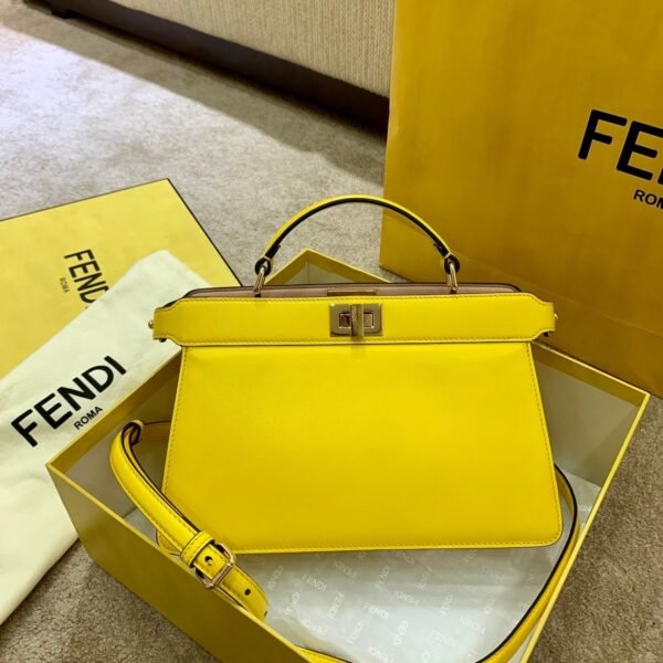 Fendi Peekaboo I See U 29cm Yellow