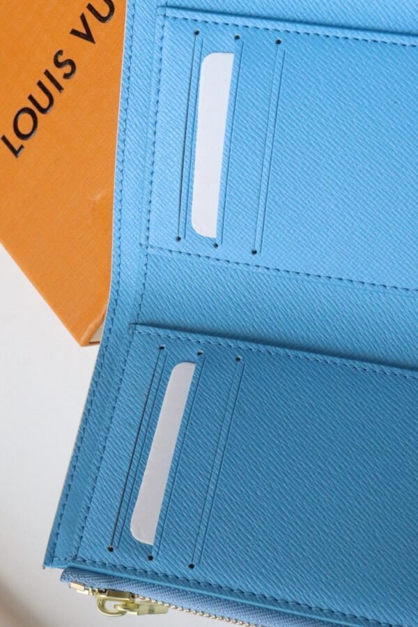 Louis Vuitton Vitorine Wallet 12cm Blue - Image 3