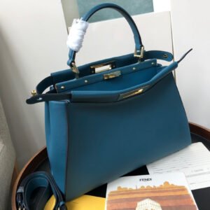 Fendi Handle Bag 32cm Blue