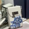 Christian Dior D-Bubble Bucket Bag 19cm White